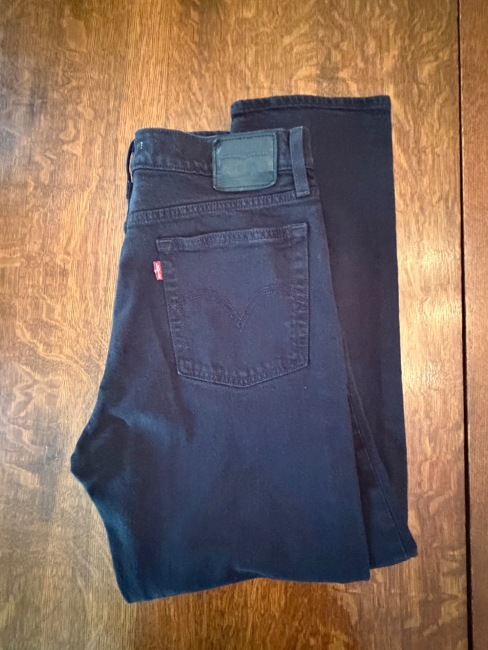 Levi's Premium Wedgie Straight Jeans – Women's Size 29 – Black - Picture 7 of 14